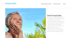 Desktop Screenshot of groupevaleo.ca