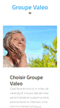 Mobile Screenshot of groupevaleo.ca